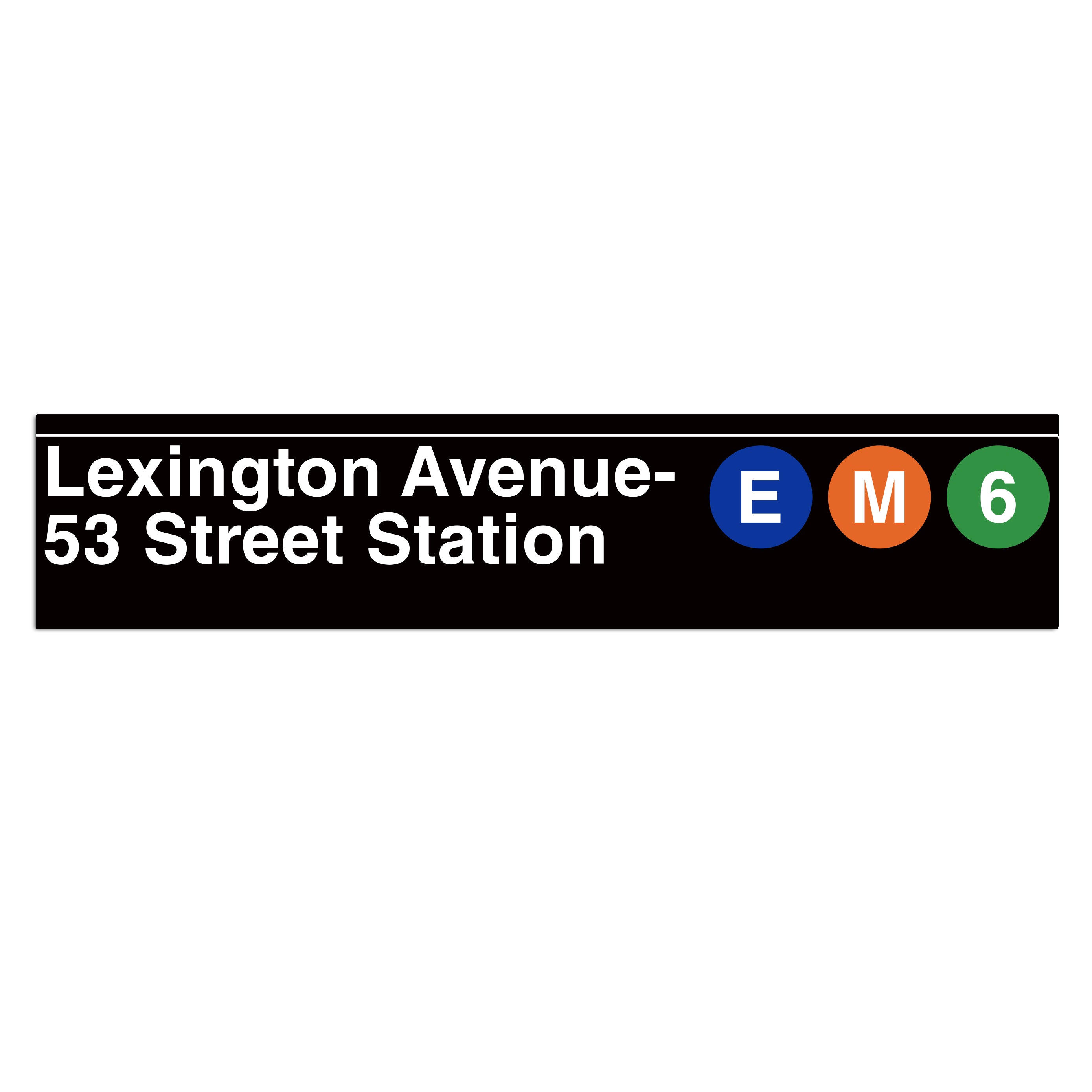 51 Street (E M 6) Sign