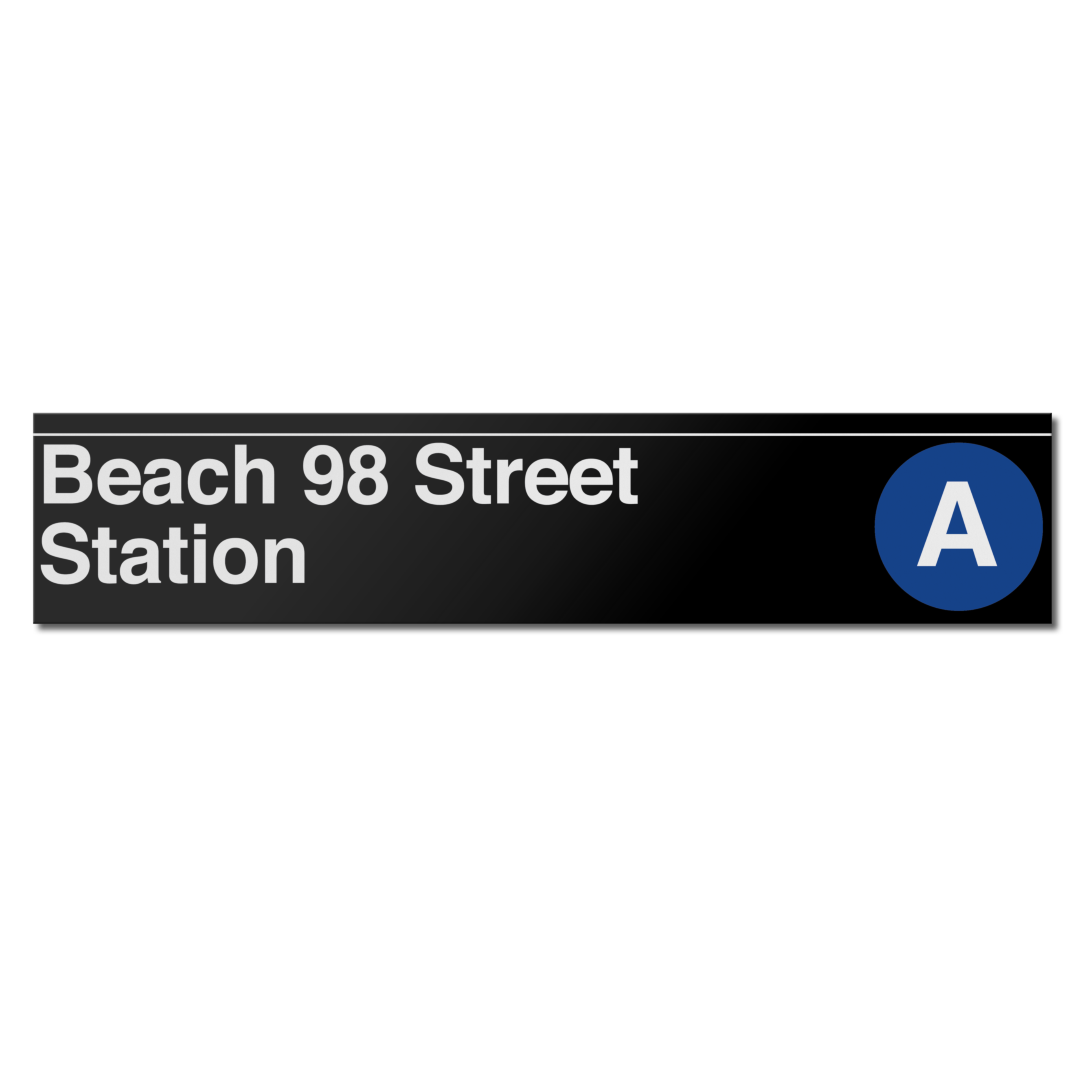 Beach 98 Street Sign