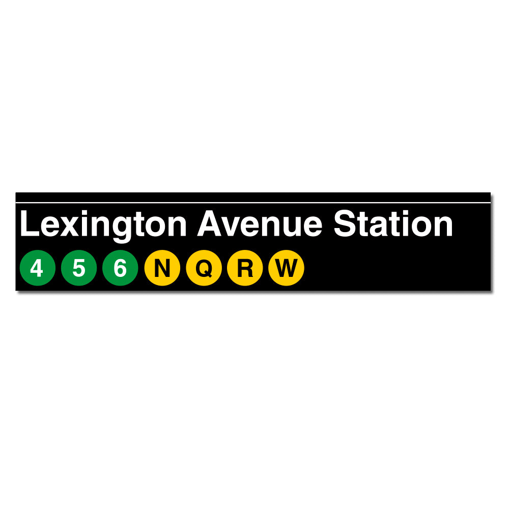 New York Subway Lexington Avenue / 59 Street Sign – Transit Gifts