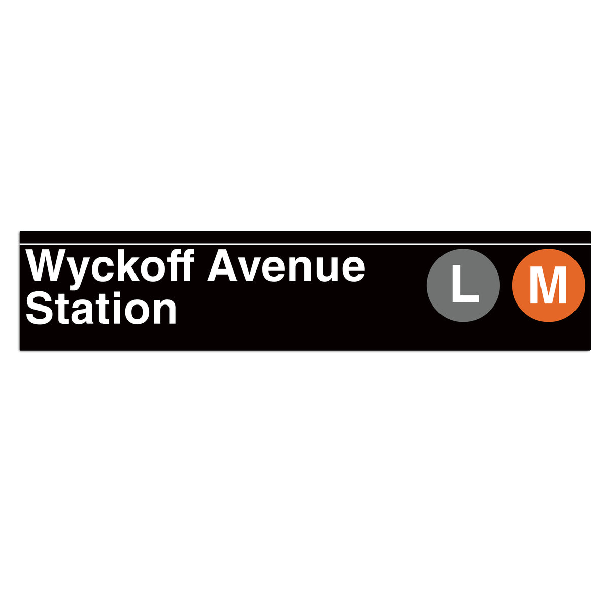 Wyckoff Avs (L M) Sign