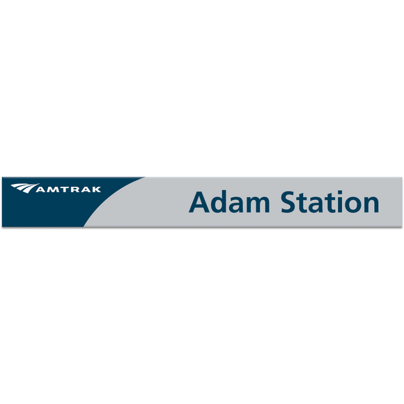 Customized Amtrak Station Sign