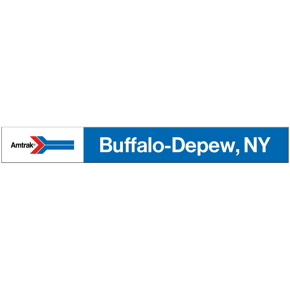 Amtrak Retro Buffalo/Depew, NY Station Sign