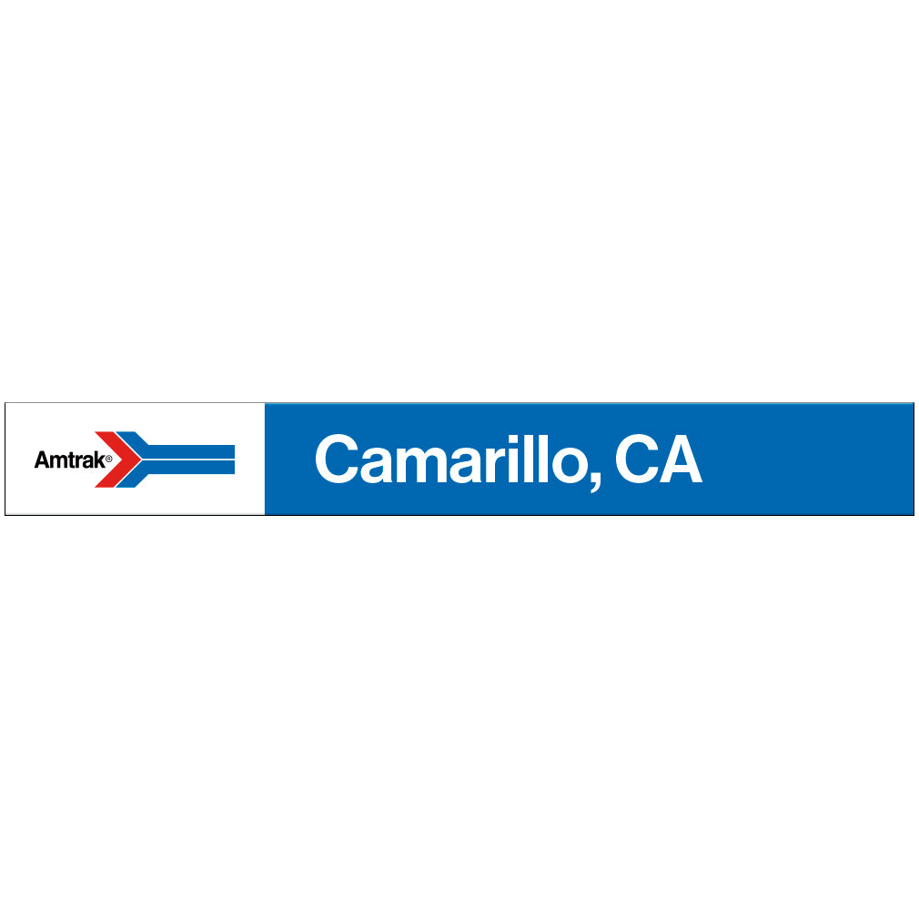 Amtrak Retro Camarillo, CA Station Sign