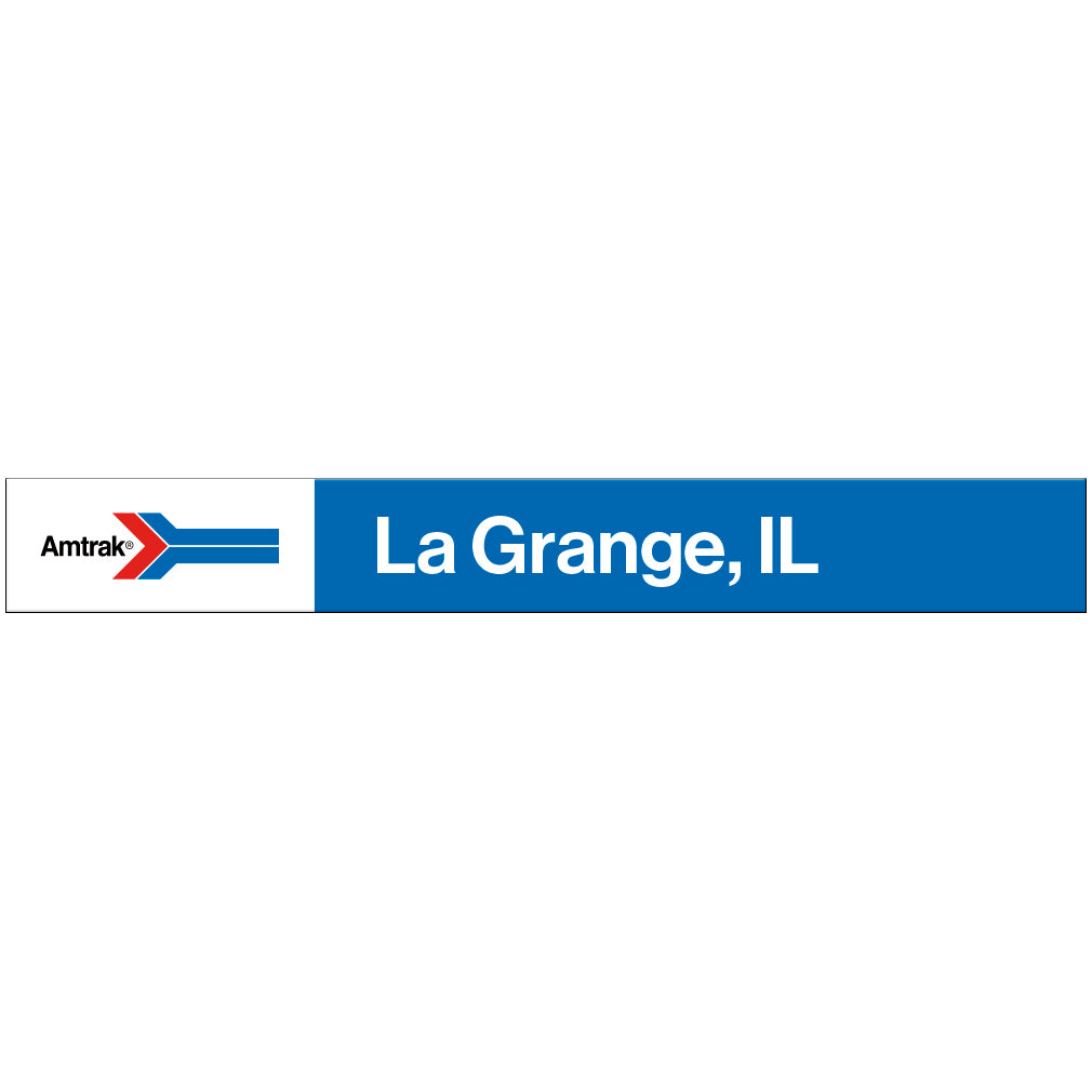Amtrak Retro La Grange, IL Station Sign