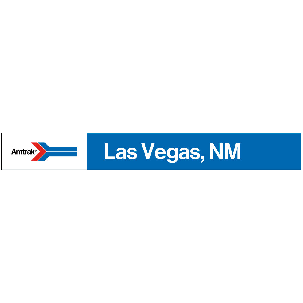 Amtrak Retro Las Vegas, NM Station Sign