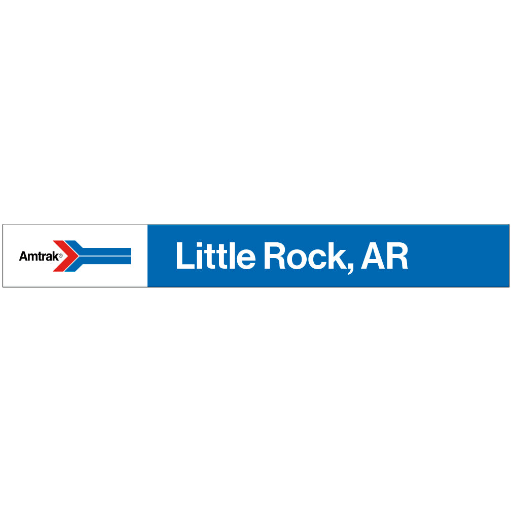 Amtrak Retro Little Rock, AR Station Sign