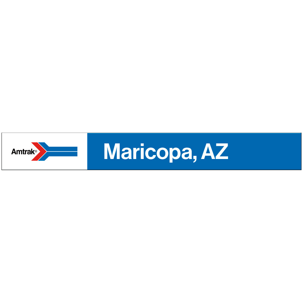 Amtrak Retro Maricopa, AZ Station Sign
