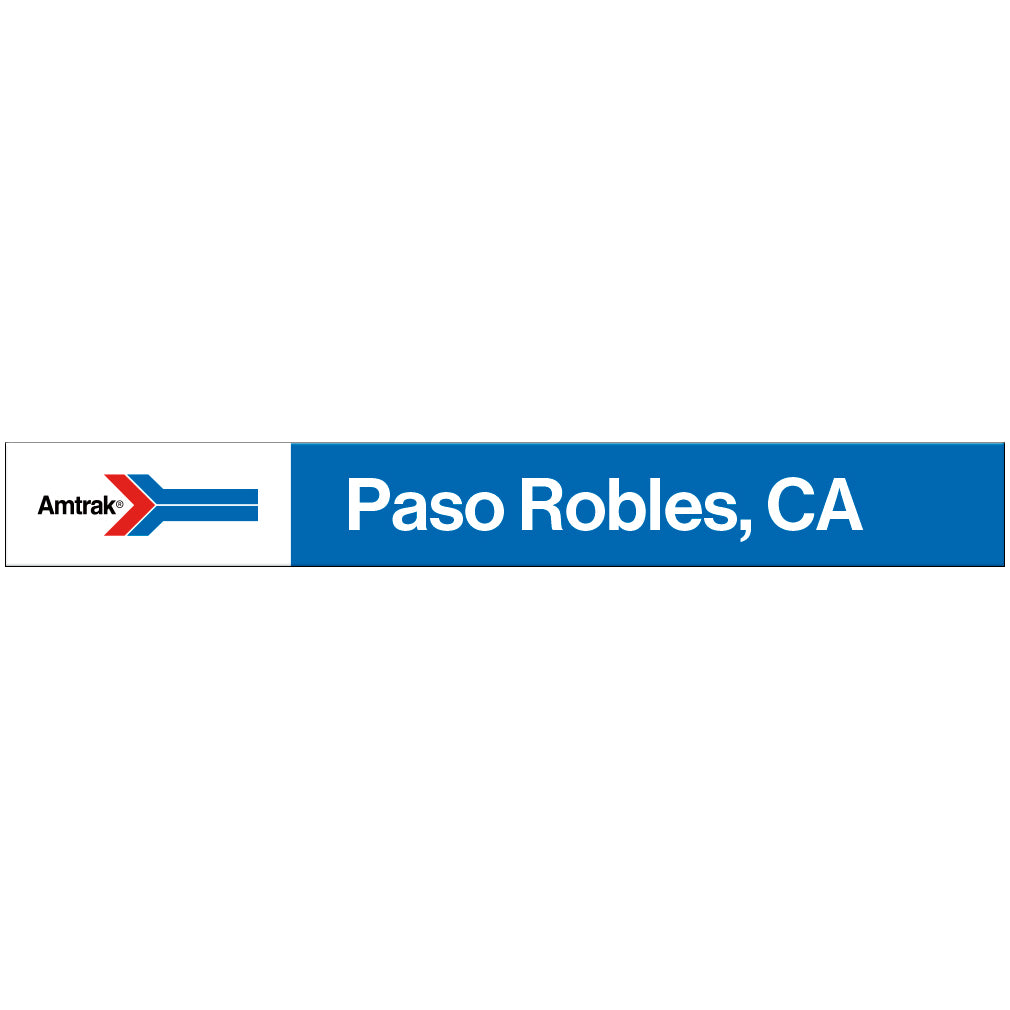 Amtrak Retro Paso Robles, CA Station Sign