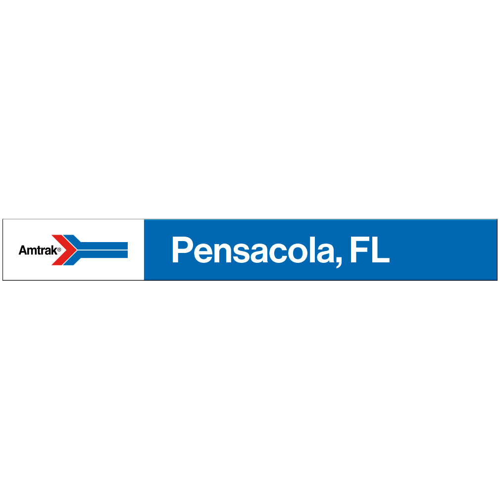 Amtrak Retro Pensacola, FL Station Sign