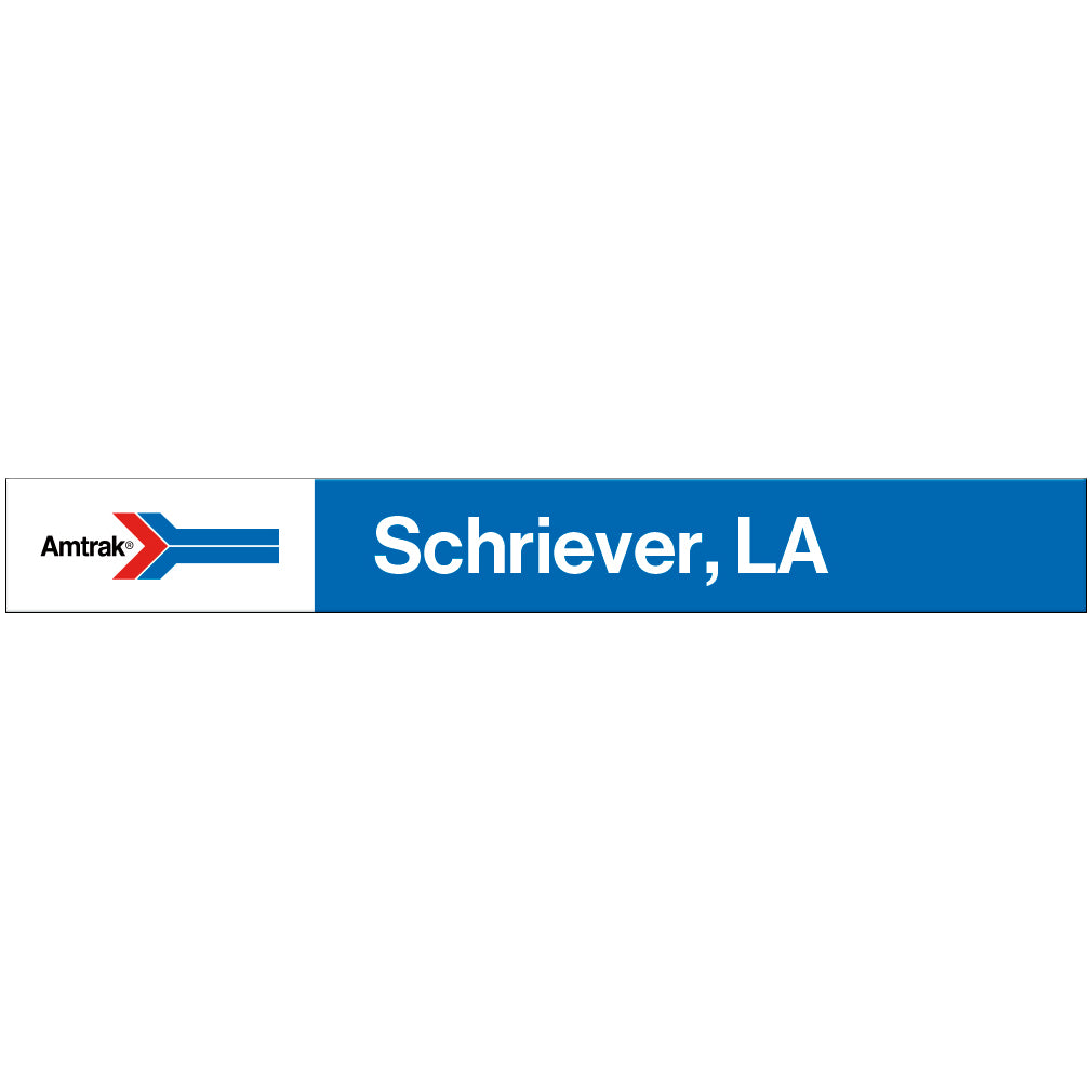 Amtrak Retro Schriever, LA Station Sign