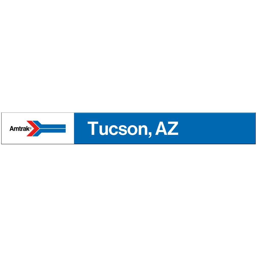Amtrak Retro Tucson, AZ Station Sign