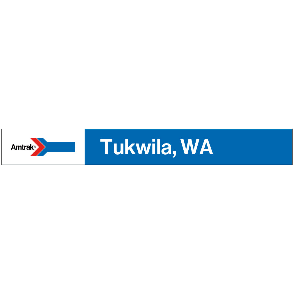 Amtrak Retro Tukwila, WA Station Sign