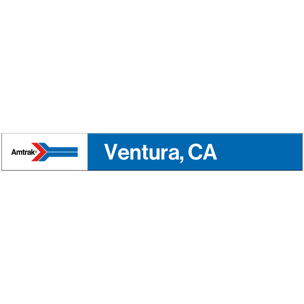 Amtrak Retro Ventura, CA Station Sign