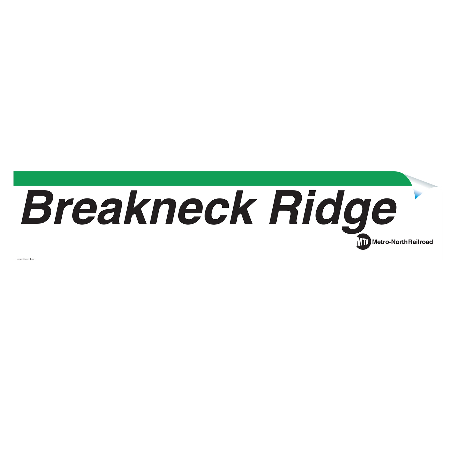 Breakneck Ridge Sign