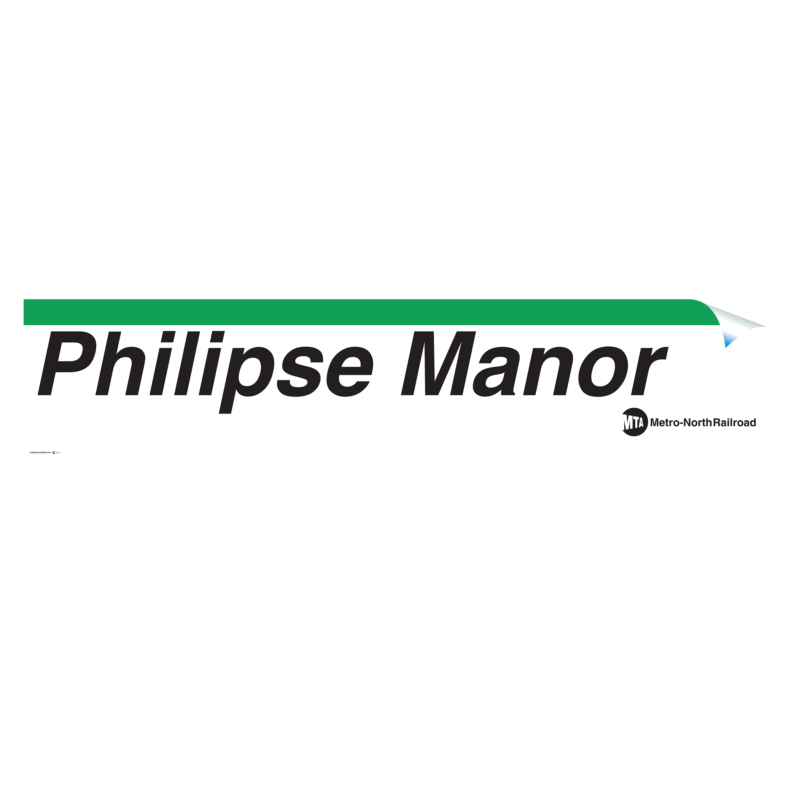 Philipse Manor Sign