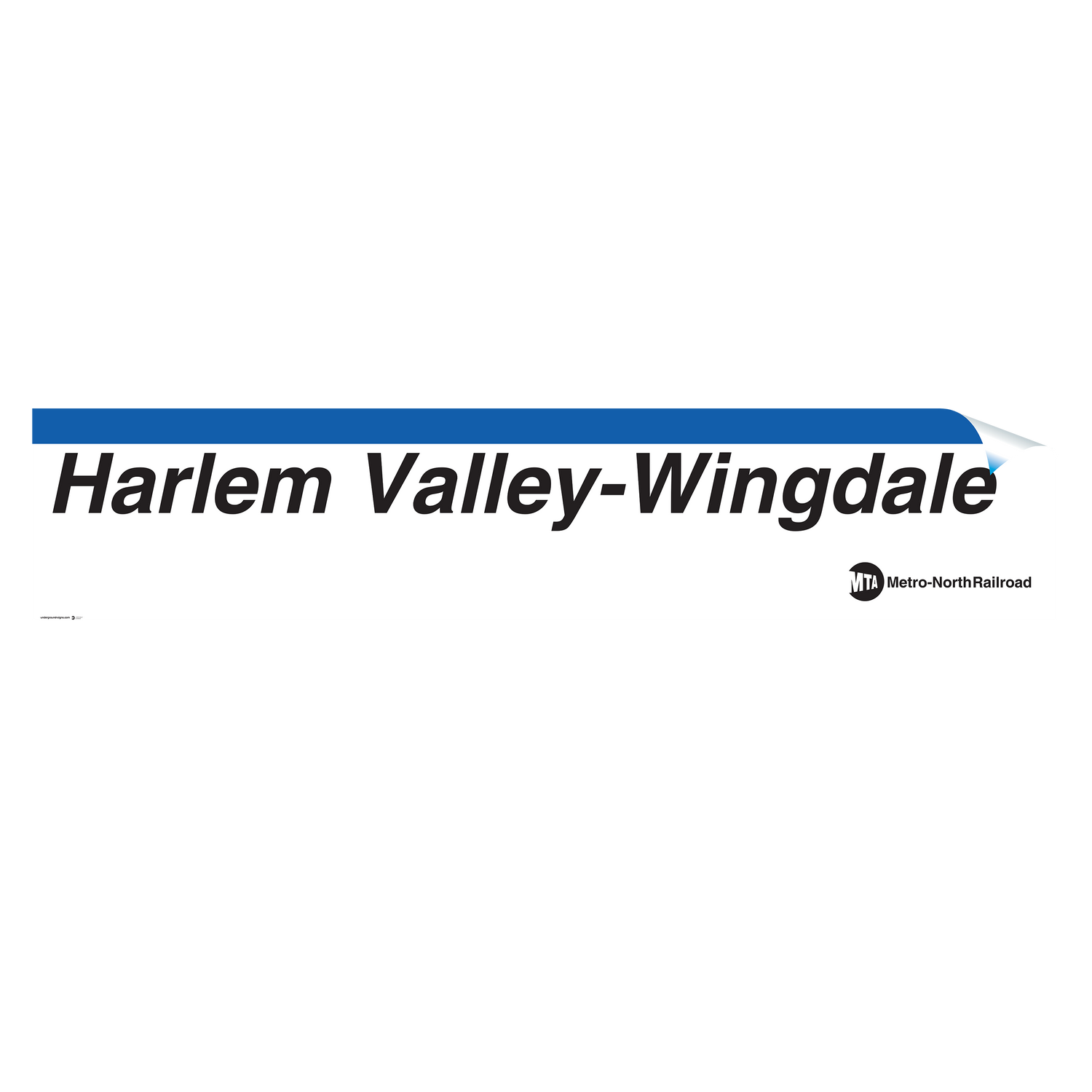 Harlem Valley-Wingdale Sign