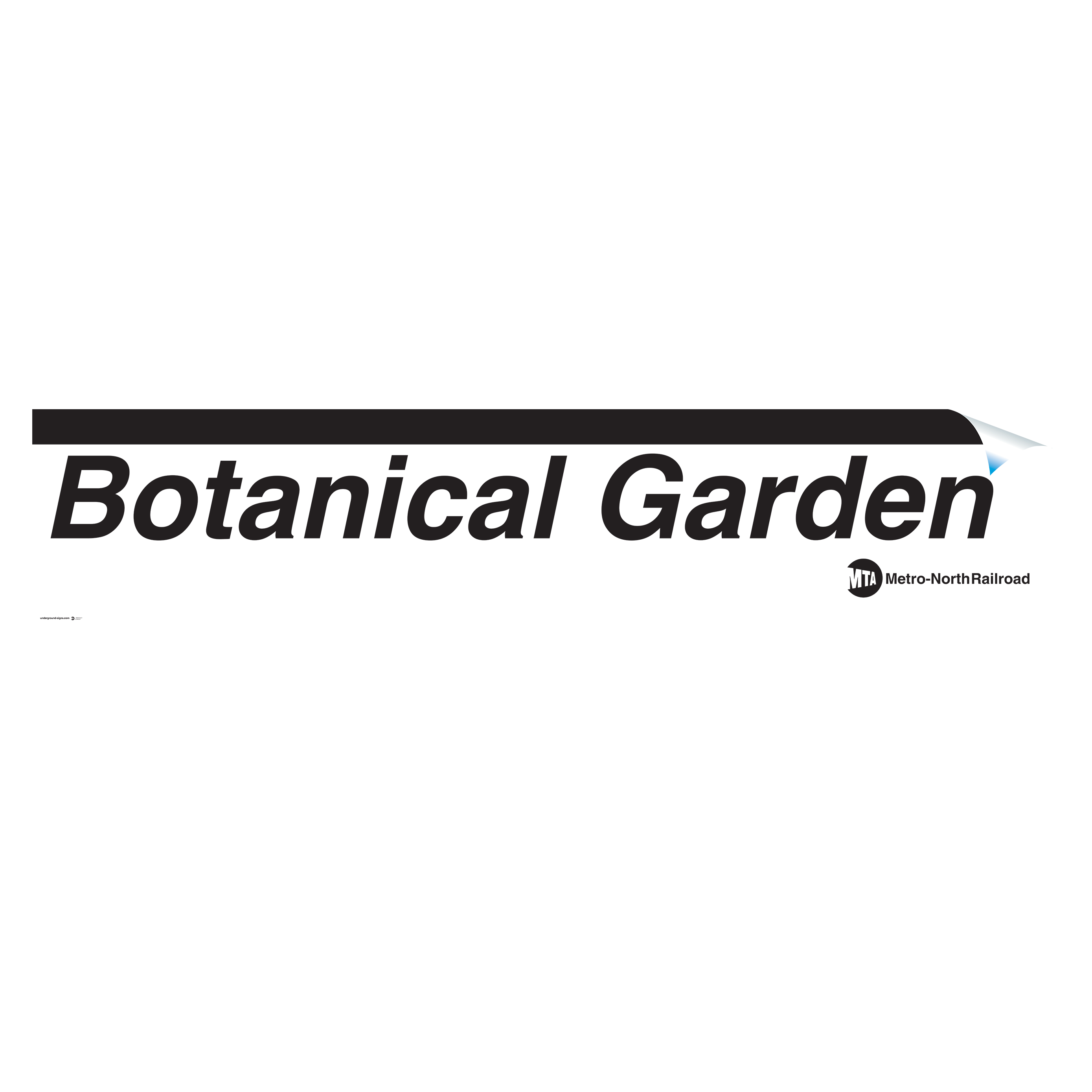 Botanical Garden Sign