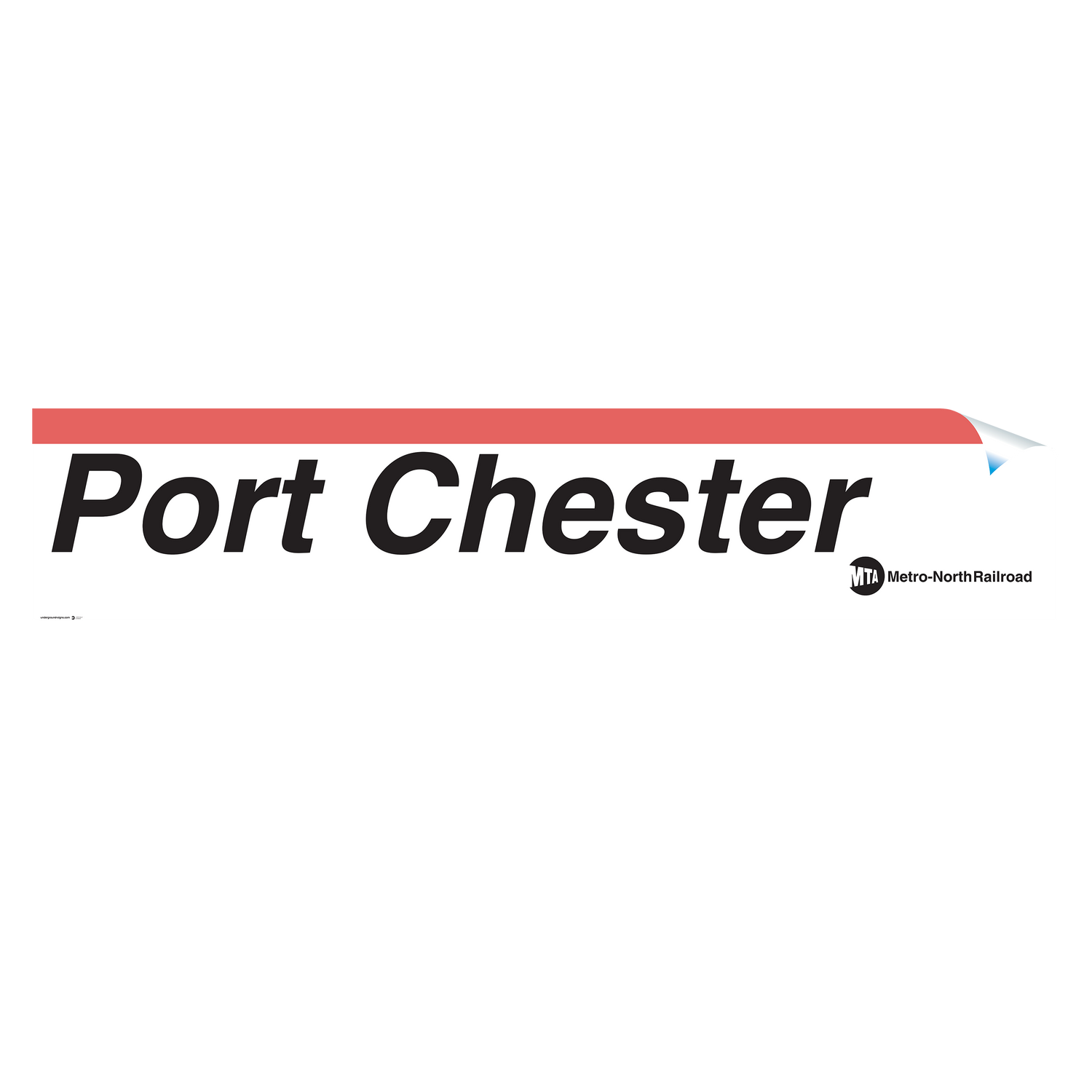 Port Chester Sign