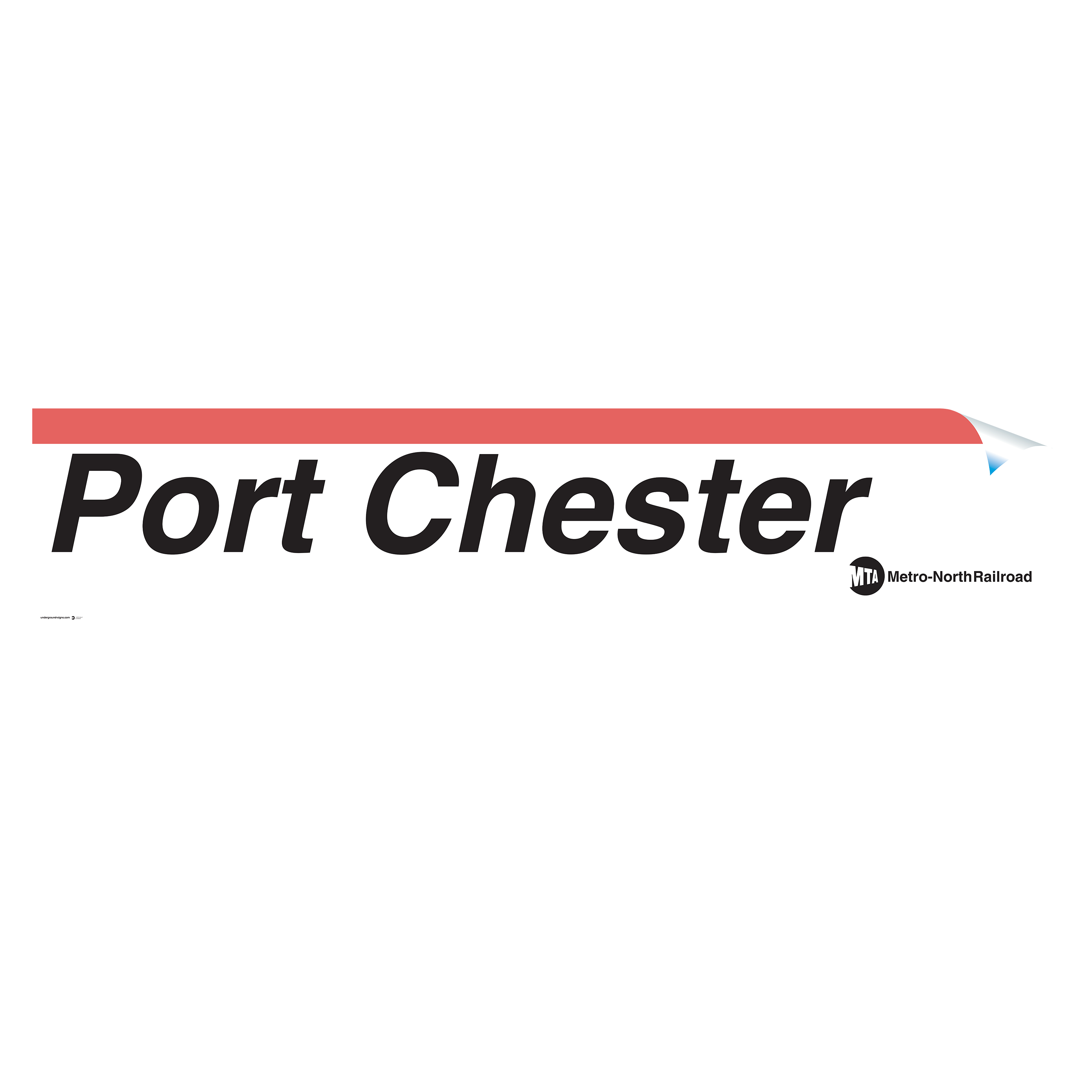 Port Chester Sign