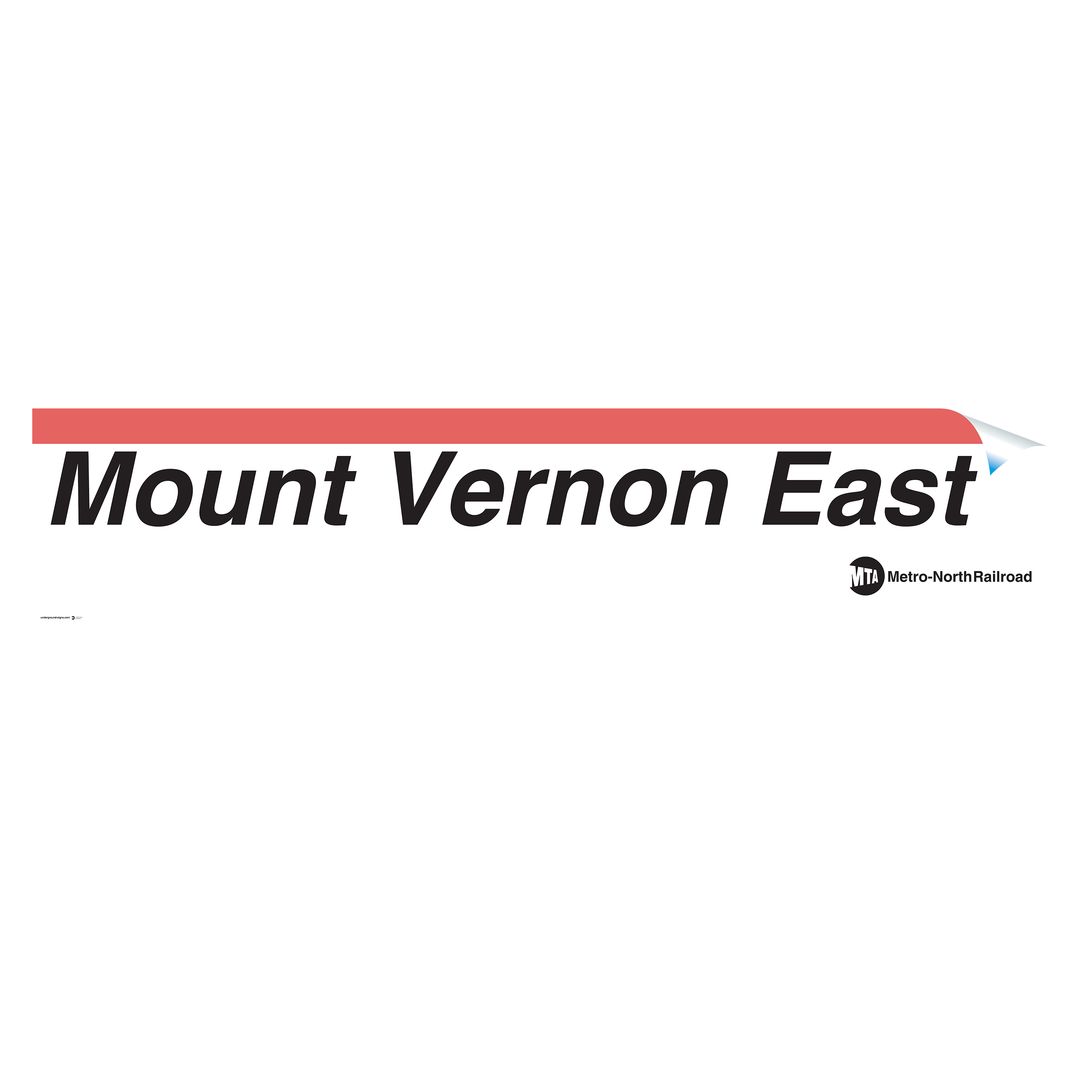 Mount Vernon East Sign