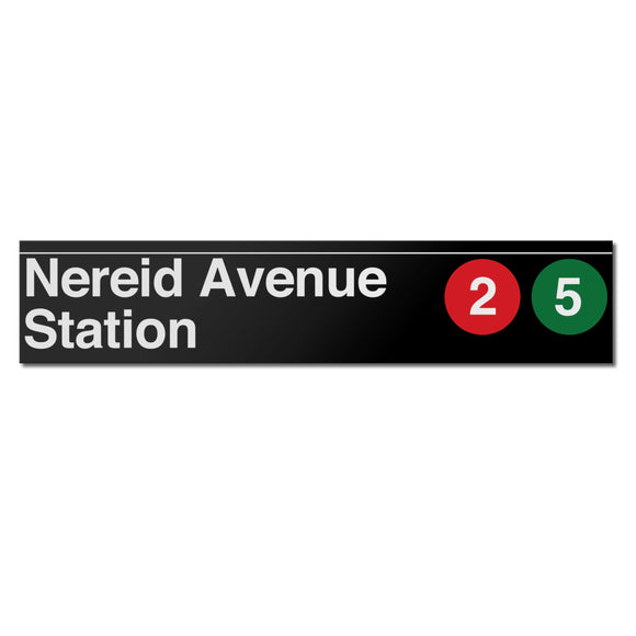 Nereid Avenue (238 Street) Sign
