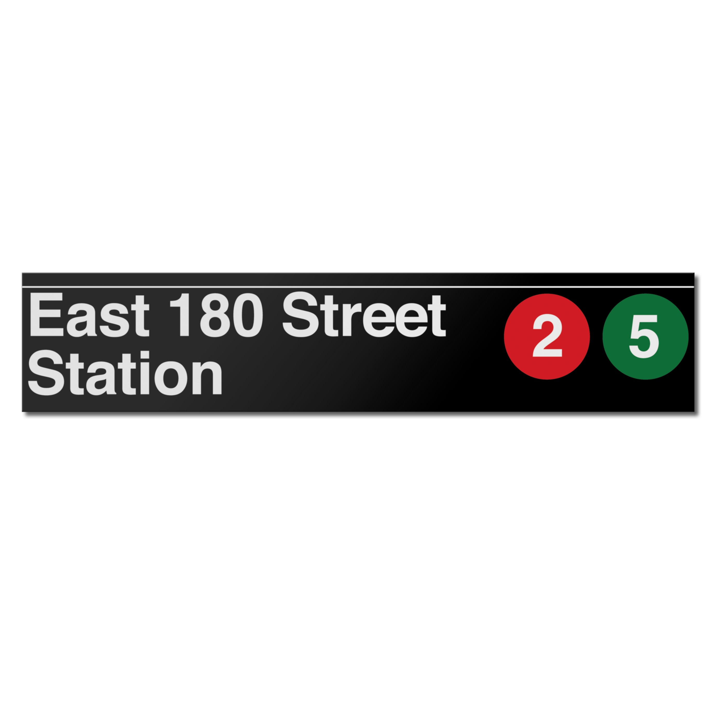 East 180 Street Sign