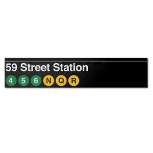 59 Street (FNQR456) Sign