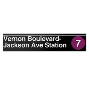 Vernon Boulevard / Jackson Avenue Sign