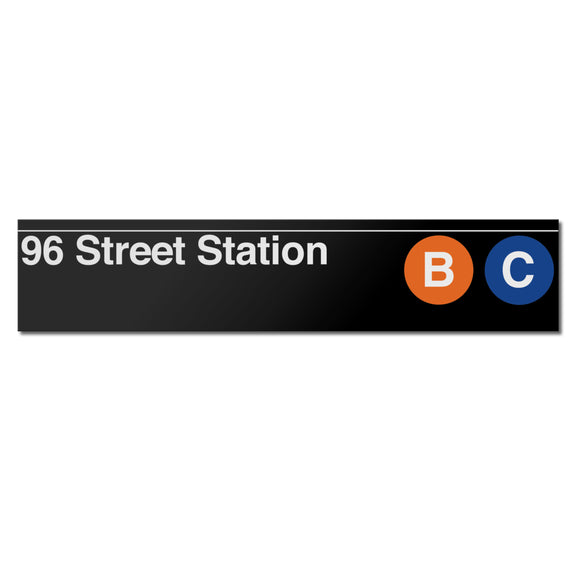 96 Street (B C) Sign