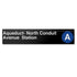 Aqueduct / North Conduit Avenue Sign