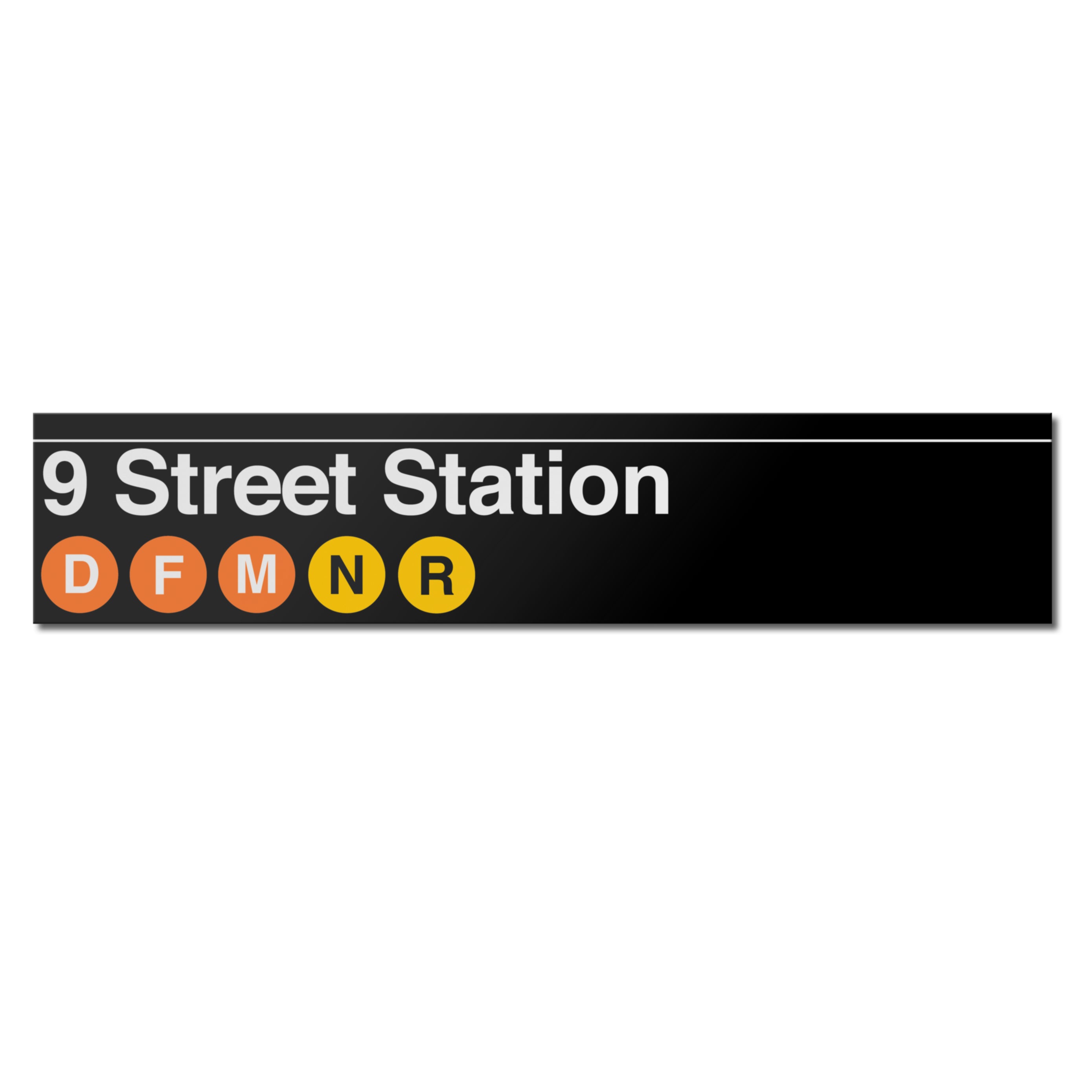 9 Street Sign