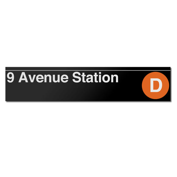 9 Avenue (D) Sign