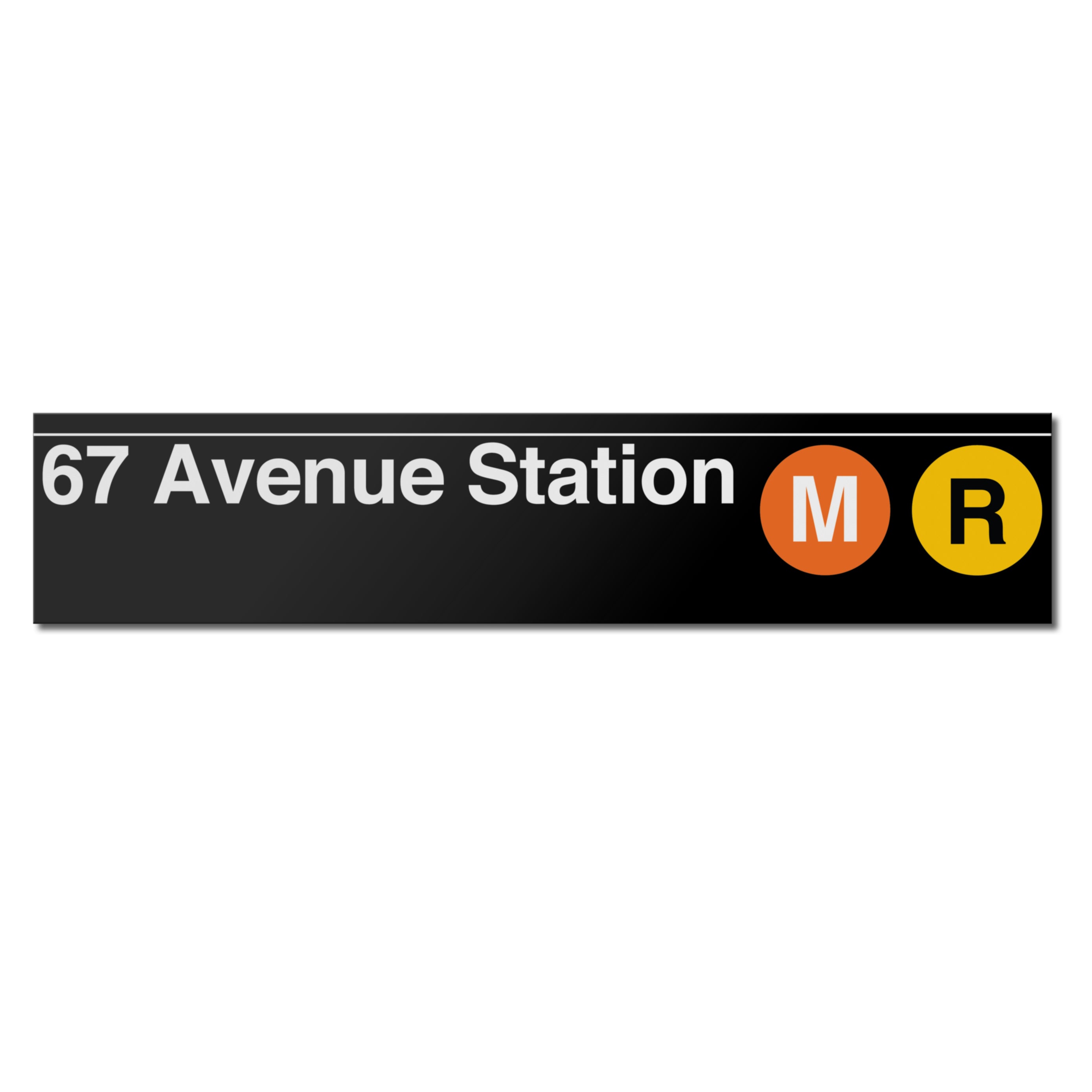 67 Avenue Sign