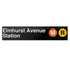 Elmhurst Avenue (M R) Sign