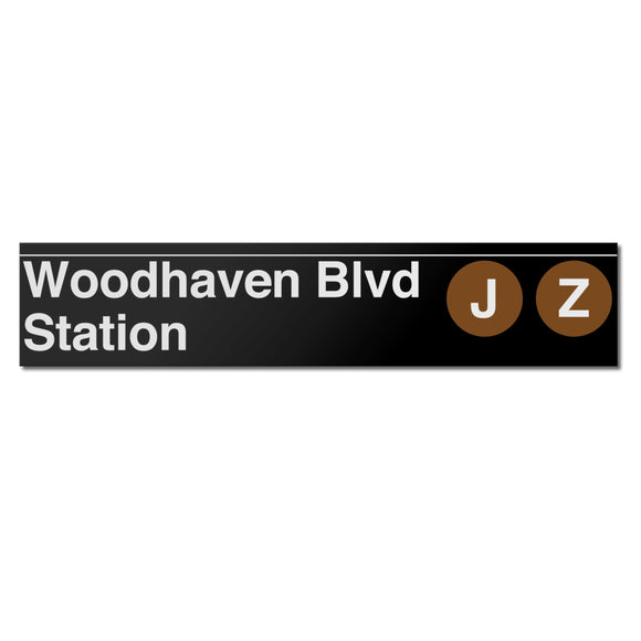 Woodhaven Boulevard (J Z) Sign