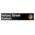 Halsey Street (J) Sign