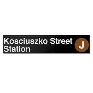 Kosciuszko Street Sign