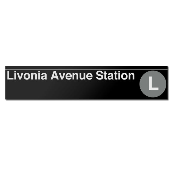 Livonia Avenue Sign