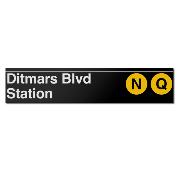 Astoria / Ditmars Boulevard (N Q) Sign