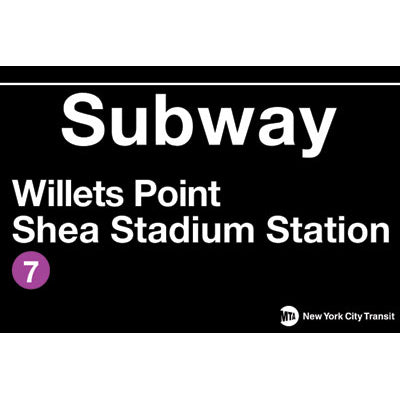 Shea Stadium Subway Magnet