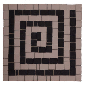 Spiral (9" x 9") Mosaic Tile