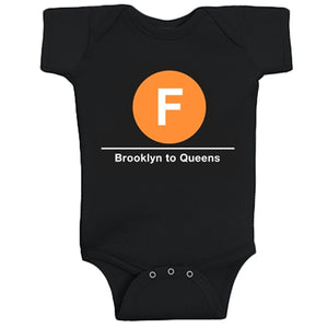 F (Brooklyn to Queens) Infant Bodysuit