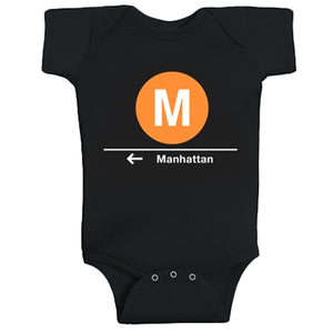 M (Manhattan) Infant Bodysuit