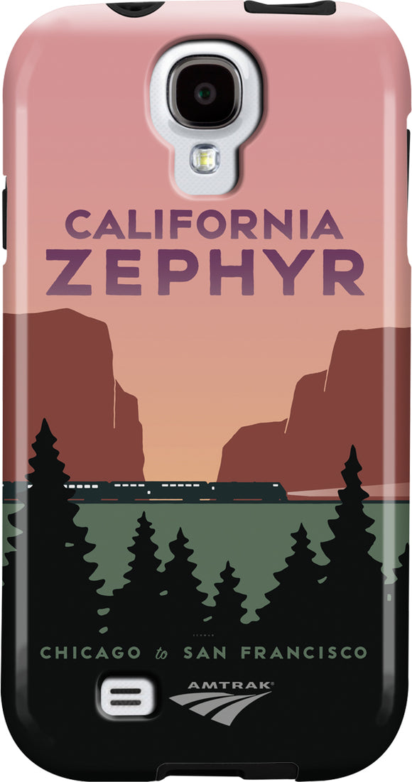 California Zephyr (Chicago to SF) Galaxy Case