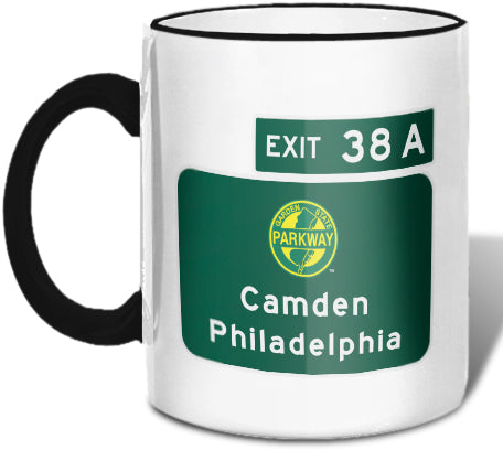 Camden / Philadelphia (Exit 38) Mug