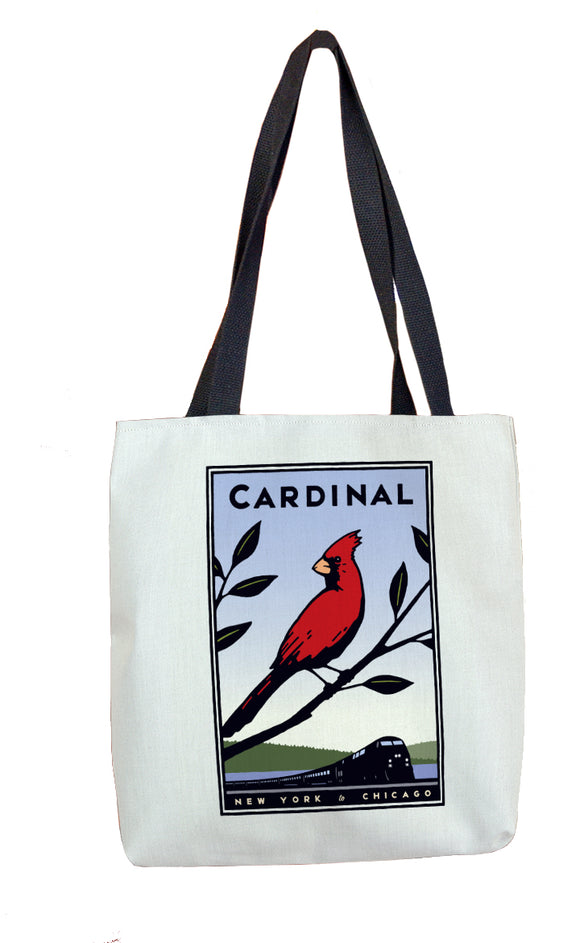 Cardinal (NYC to Chicago) Tote Bag