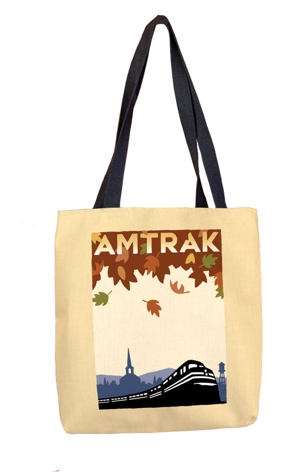 Amtrak (Fall Leaves) Tote Bag
