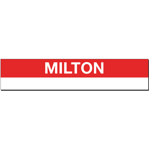 Milton Sign