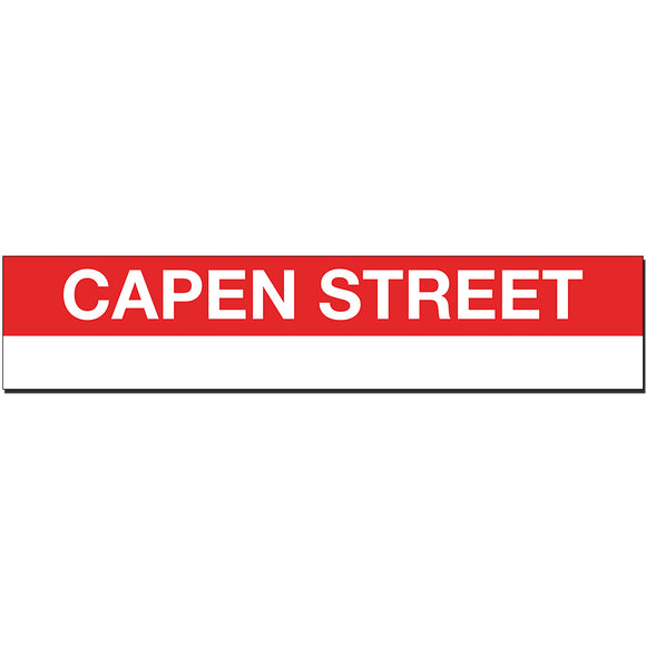Capen Street Sign
