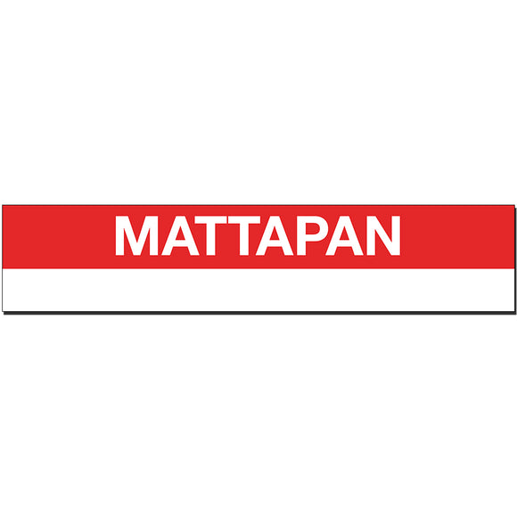 Mattapan Sign